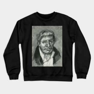 Antonio Salieri - charcoal portrait Crewneck Sweatshirt